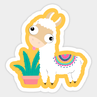 Alpaca Sticker